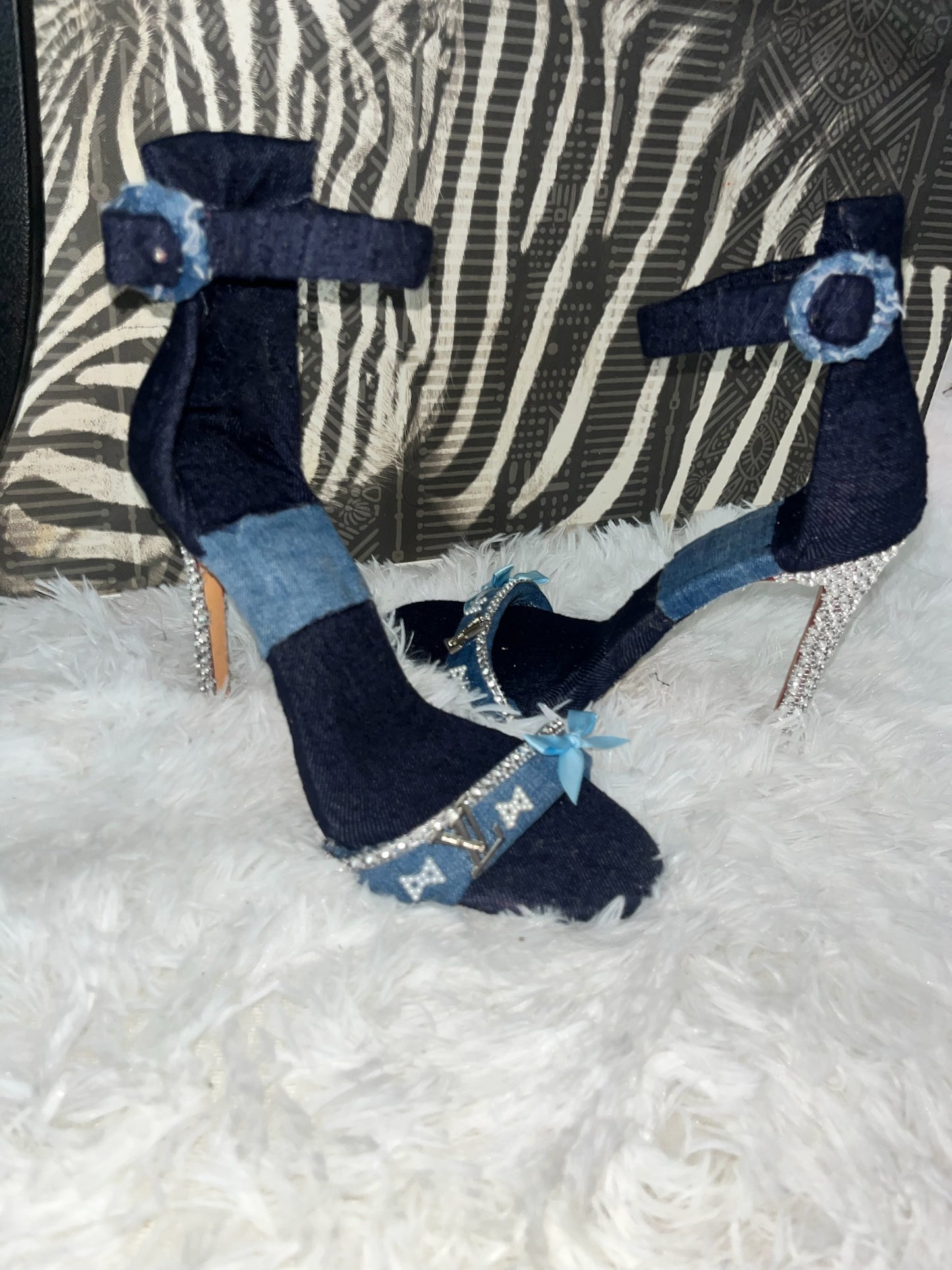 Custom Denim Heels